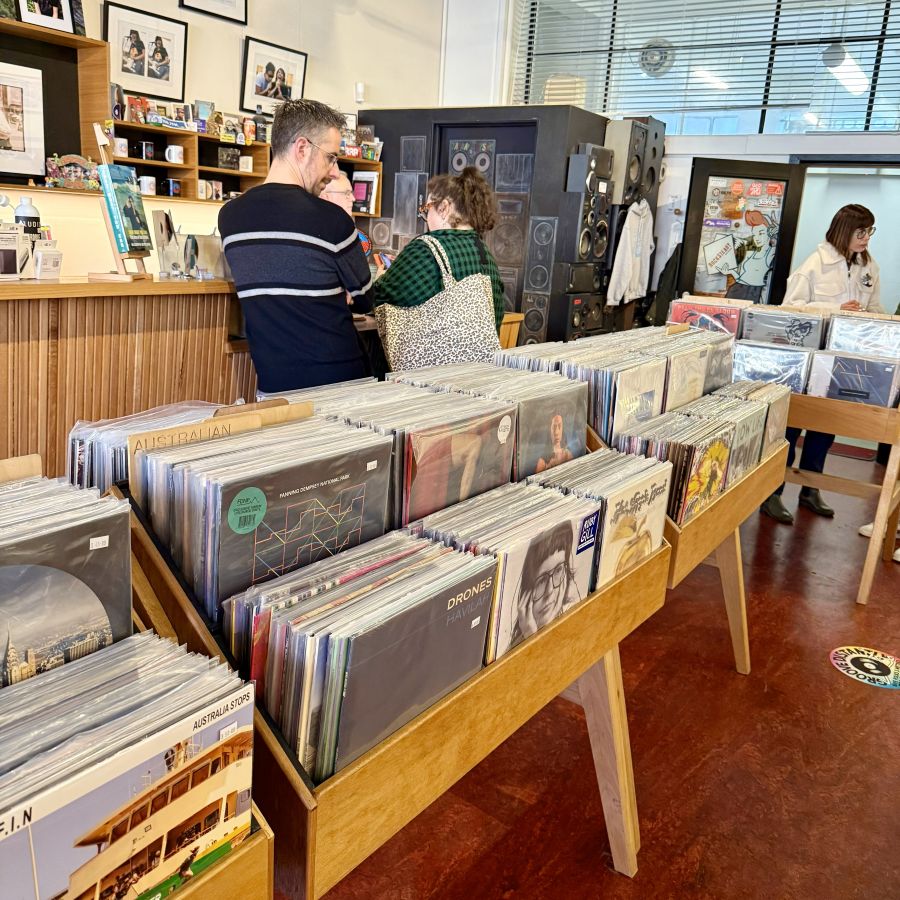 Inside Rocksteady Record Store Melbourne